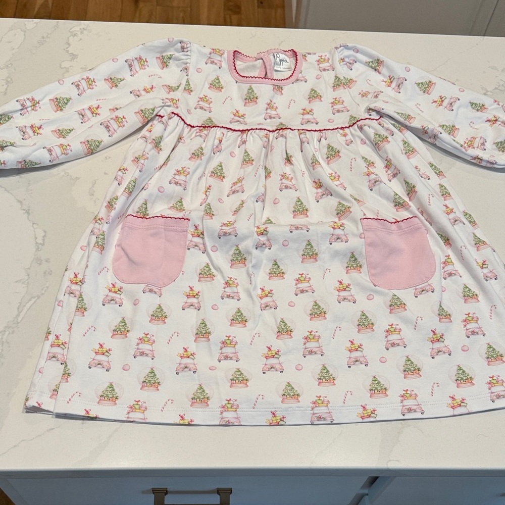 Charming Holiday Print Kids Nightgown